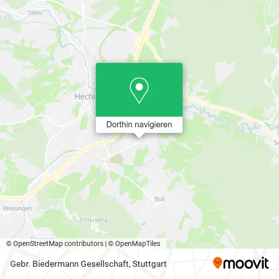 Gebr. Biedermann Gesellschaft Karte