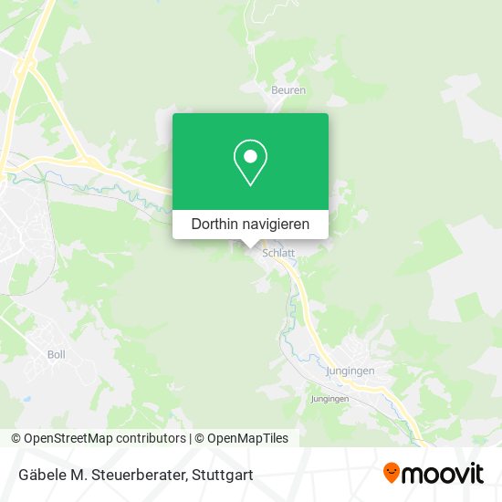 Gäbele M. Steuerberater Karte