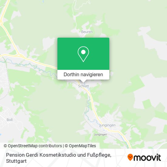 Pension Gerdi Kosmetikstudio und Fußpflege Karte