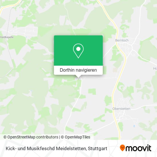 Kick- und Musikfeschd Meidelstetten Karte