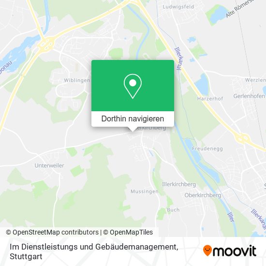 Im Dienstleistungs und Gebäudemanagement Karte