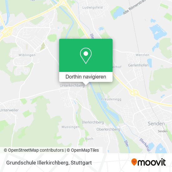 Grundschule Illerkirchberg Karte