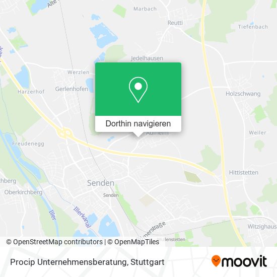 Procip Unternehmensberatung Karte