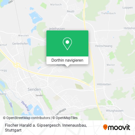 Fischer Harald a. Gipsergesch. Innenausbau Karte