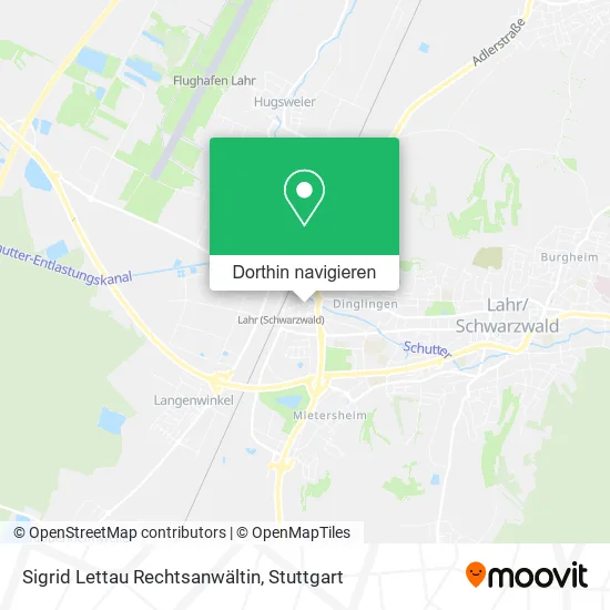 Sigrid Lettau Rechtsanwältin Karte