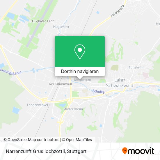 Narrenzunft Grusilochzottli Karte