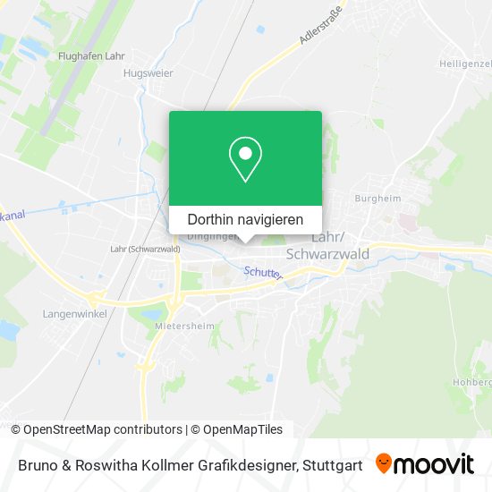 Bruno & Roswitha Kollmer Grafikdesigner Karte