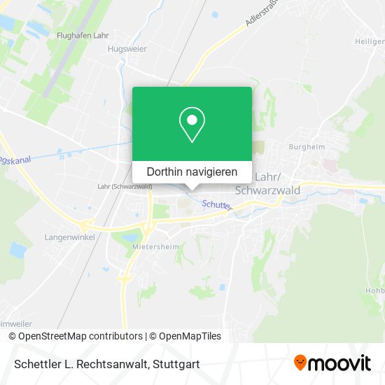 Schettler L. Rechtsanwalt Karte