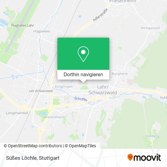 Süßes Löchle Karte