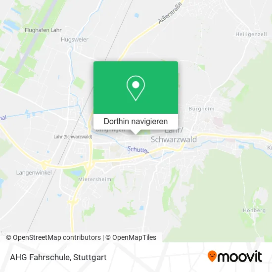 AHG Fahrschule Karte