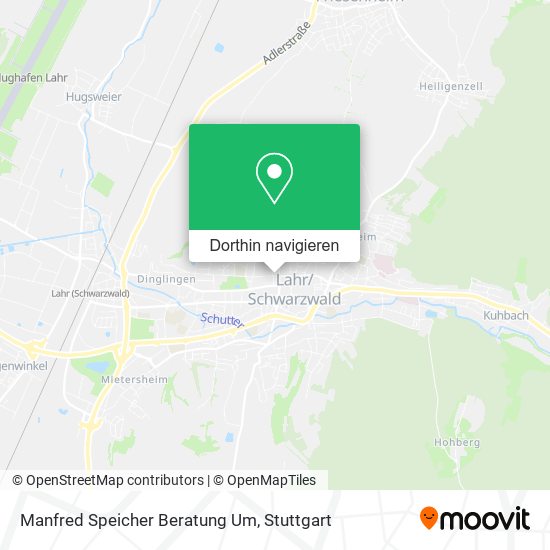 Manfred Speicher Beratung Um Karte