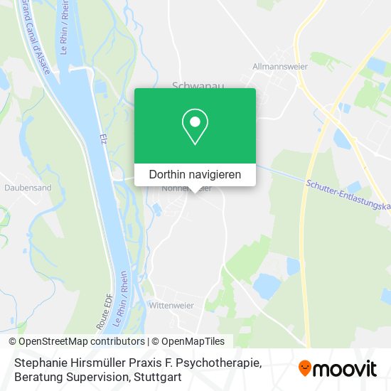 Stephanie Hirsmüller Praxis F. Psychotherapie, Beratung Supervision Karte