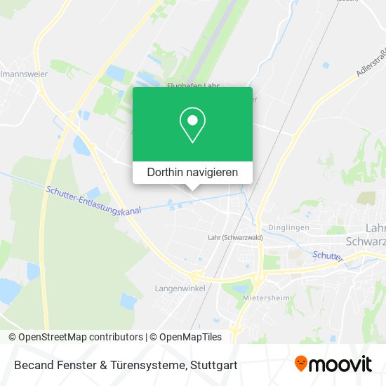 Becand Fenster & Türensysteme Karte