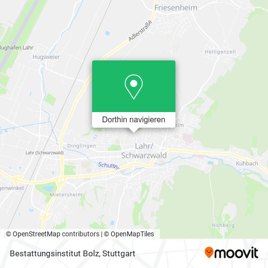 Bestattungsinstitut Bolz Karte