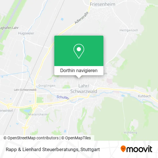 Rapp & Lienhard Steuerberatungs Karte