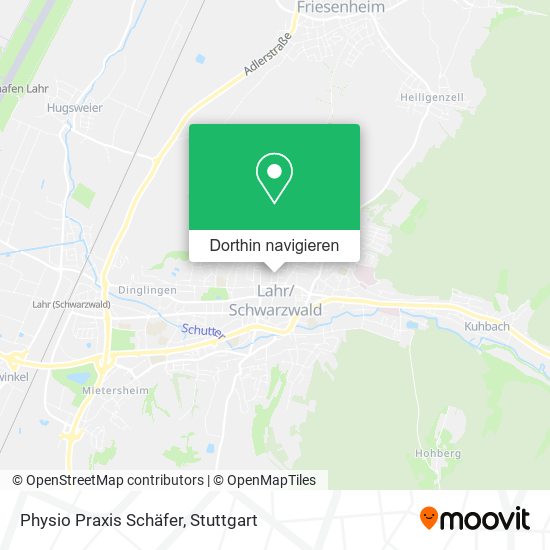 Physio Praxis Schäfer Karte