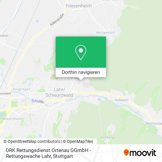 DRK Rettungsdienst Ortenau GGmbH - Rettungswache Lahr Karte