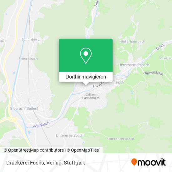 Druckerei Fuchs, Verlag Karte