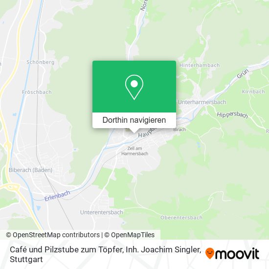 Café und Pilzstube zum Töpfer, Inh. Joachim Singler Karte