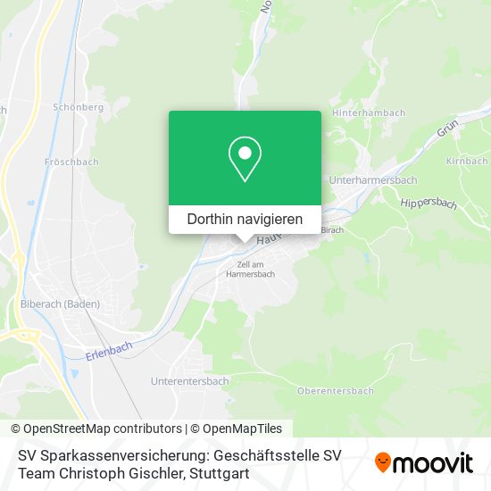 SV Sparkassenversicherung: Geschäftsstelle SV Team Christoph Gischler Karte