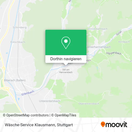 Wäsche-Service Klausmann Karte