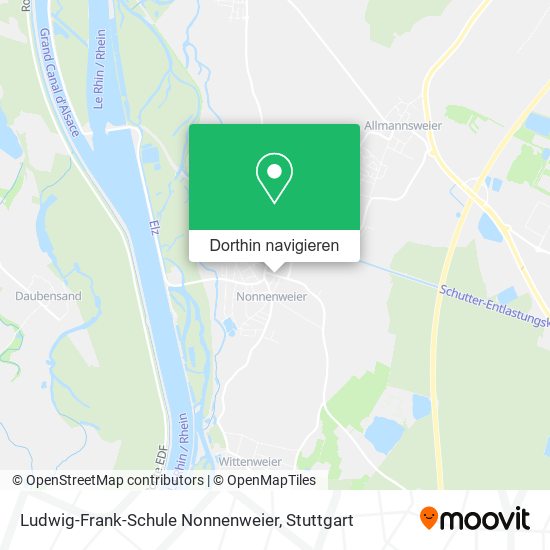 Ludwig-Frank-Schule Nonnenweier Karte