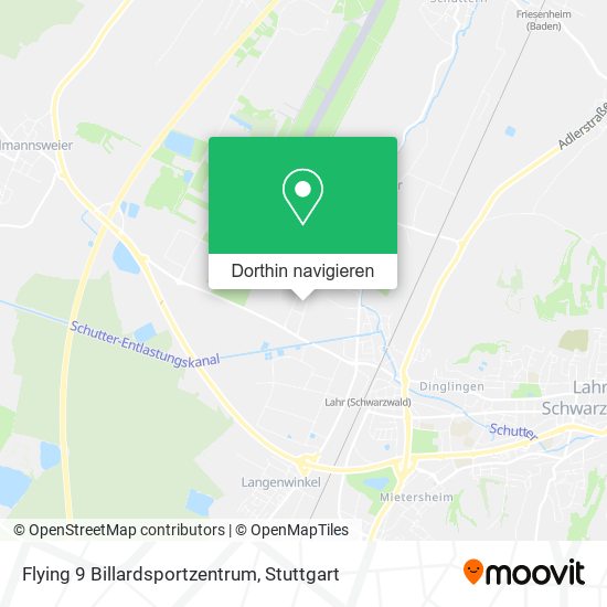 Flying 9 Billardsportzentrum Karte