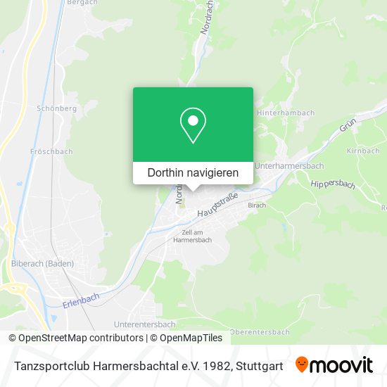 Tanzsportclub Harmersbachtal e.V. 1982 Karte
