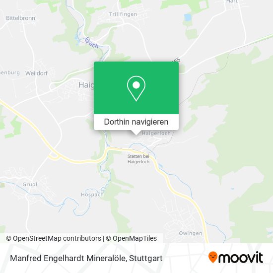 Manfred Engelhardt Mineralöle Karte