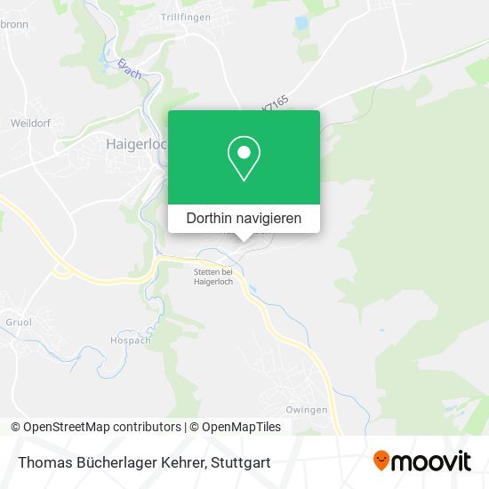 Thomas Bücherlager Kehrer Karte