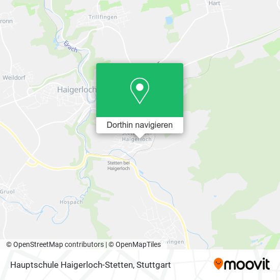 Hauptschule Haigerloch-Stetten Karte