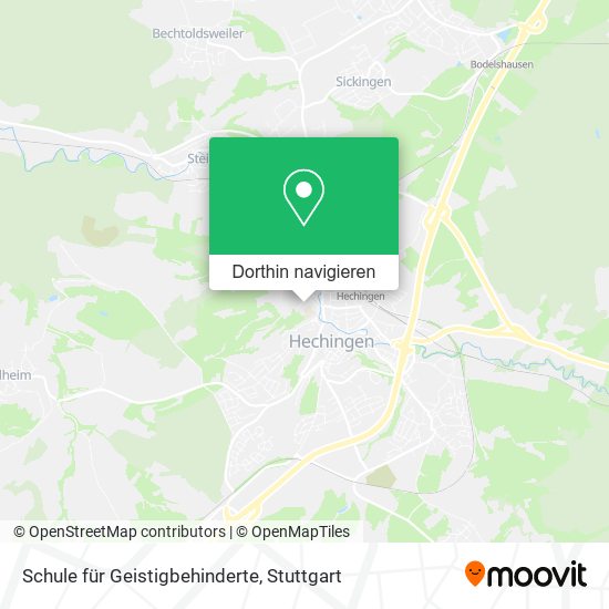 Schule für Geistigbehinderte Karte