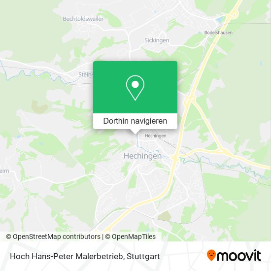 Hoch Hans-Peter Malerbetrieb Karte