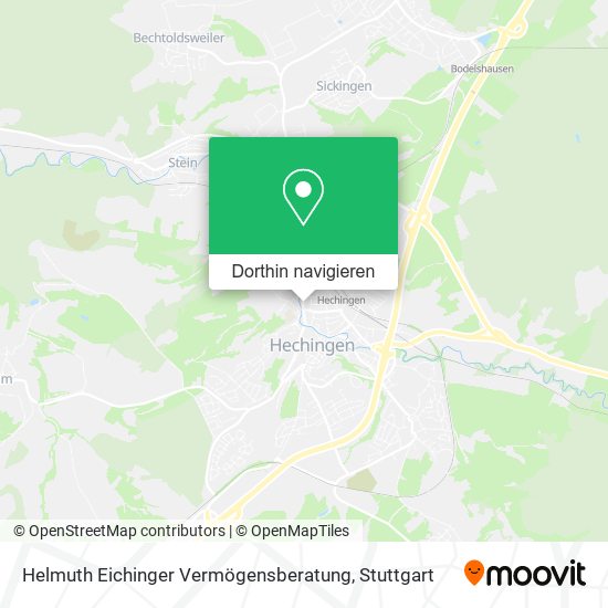Helmuth Eichinger Vermögensberatung Karte