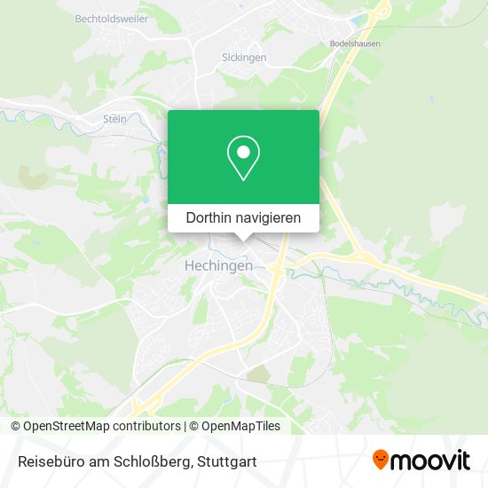 Reisebüro am Schloßberg Karte