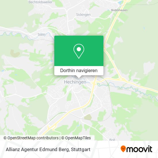 Allianz Agentur Edmund Berg Karte