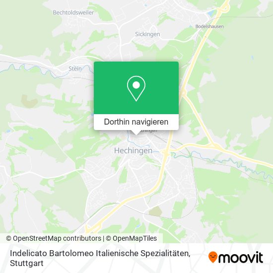 Indelicato Bartolomeo Italienische Spezialitäten Karte
