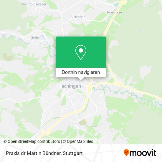 Praxis dr Martin Bündner Karte