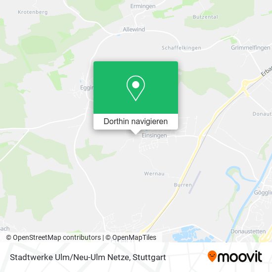 Stadtwerke Ulm/Neu-Ulm Netze Karte