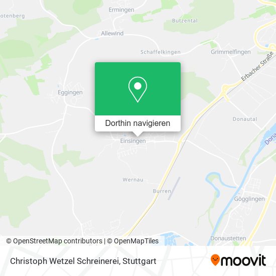 Christoph Wetzel Schreinerei Karte