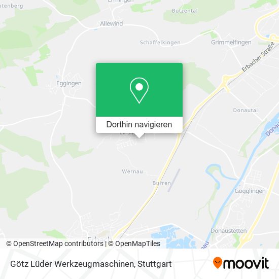 Götz Lüder Werkzeugmaschinen Karte