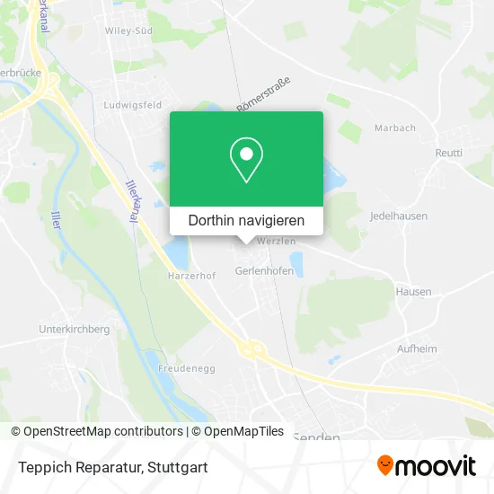 Teppich Reparatur Karte