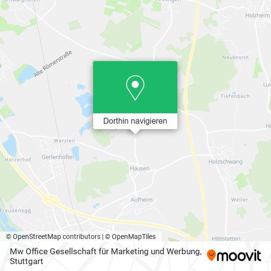 Mw Office Gesellschaft für Marketing und Werbung Karte
