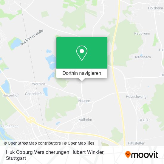 Huk Coburg Versicherungen Hubert Winkler Karte