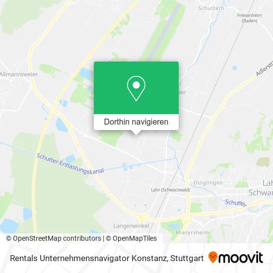 Rentals Unternehmensnavigator Konstanz Karte