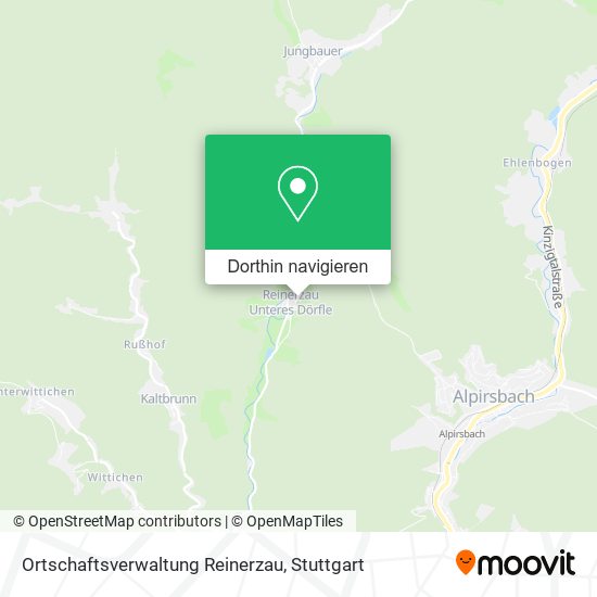 Ortschaftsverwaltung Reinerzau Karte