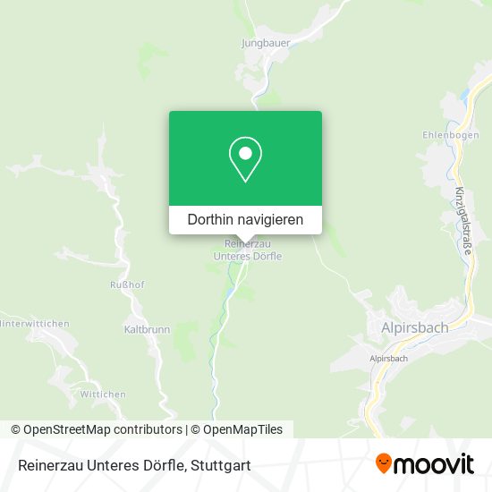 Reinerzau Unteres Dörfle Karte