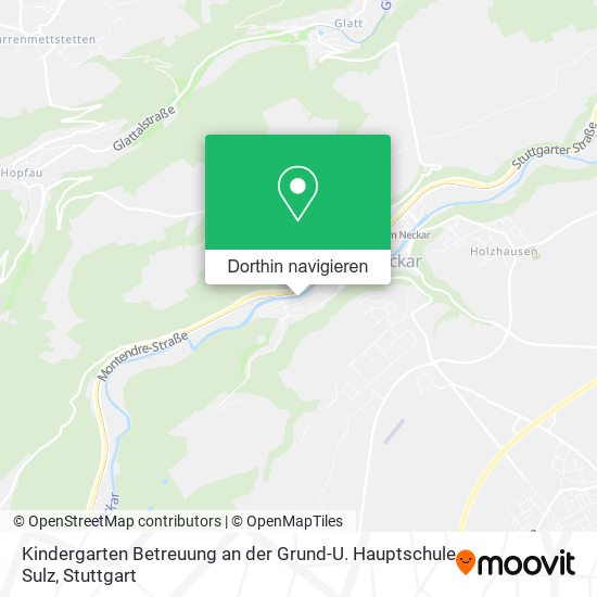 Kindergarten Betreuung an der Grund-U. Hauptschule Sulz Karte