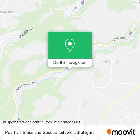 Positiv Fitness und Gesundheitswelt Karte
