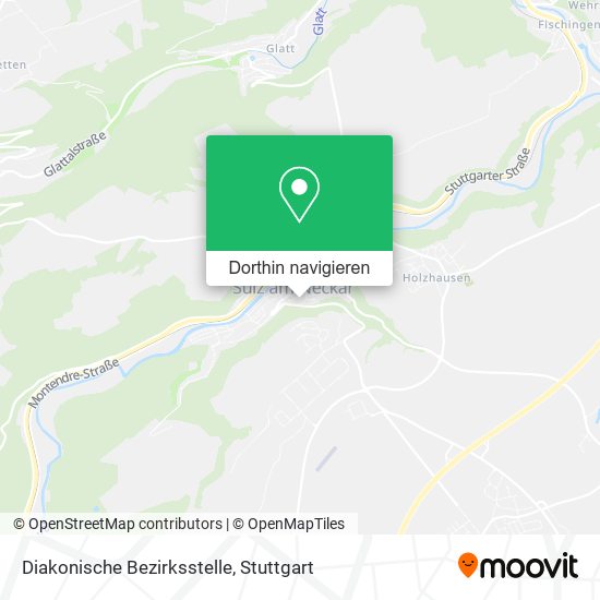 Diakonische Bezirksstelle Karte